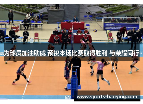 为球员加油助威 预祝本场比赛取得胜利 与荣耀同行